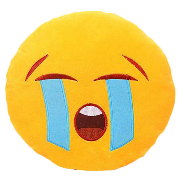 Sad Face Emoji Pillow